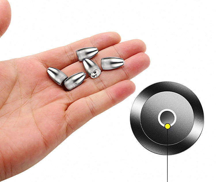 Texas Rig Bullet Sinker, Hard Alloy, 0.06–0.63 oz (1.8–18 g) – product photo