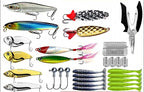 Fishing Lure Kit, Hard Baits, Soft Baits, Spoons & Spinnerbaits – product photo
