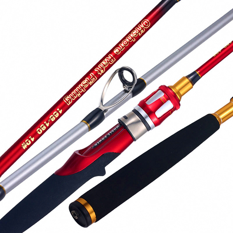 Fiberglass Boat Rod, Soft Action, 1.35–2.1 m (4.4–6.9 ft) – product photo