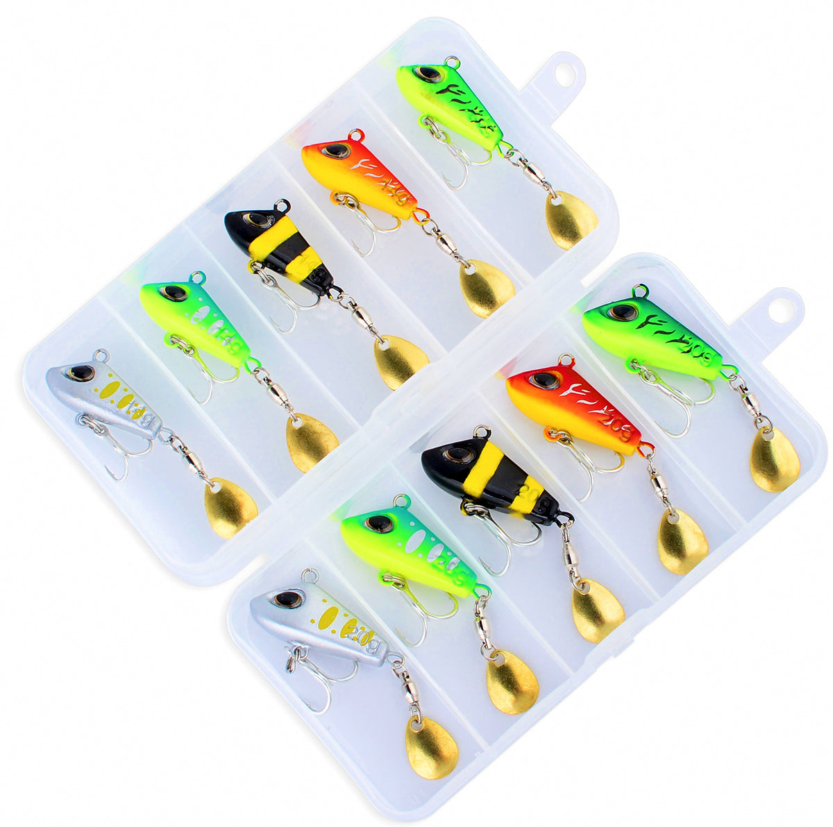 VIB Blade Bait Lure Set, 5-Pack Assorted, 14 g or 20 g – product photo
