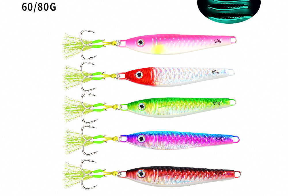 Casting Metal Jig, 60 g & 80 g (2.1 oz & 2.8 oz) – product photo