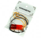 Pre-Tied 5-Hook Fishing Rig, Barbed Hooks, Sizes 1–18 – product photo