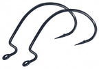 Wide Gap Offset Worm Hooks, Barbed, Sizes 1/0–5/0 – product photo