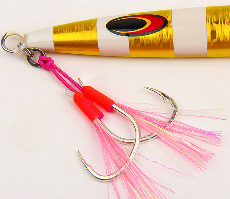 Glow Wire Assist Hooks for Jigs, Single & Double, #1–5/0 – product photo