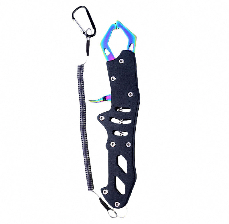 Fish Gripper Tool, Stainless Steel and Aluminum Alloy, Long Handle – product photo
