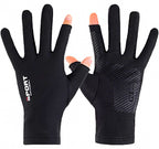 UV Sun Protection Fishing Gloves, Two-Finger or Half-Finger – product photo