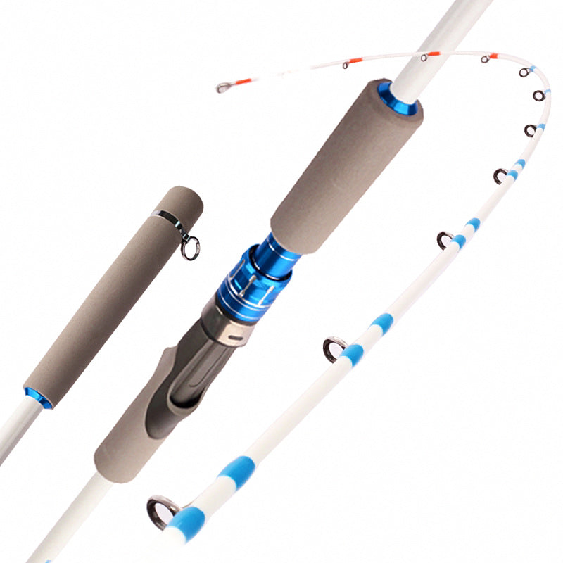 Solid Fiberglass Boat Rod, Soft Action, 1.65–1.95 m (5.4–6.4 ft)