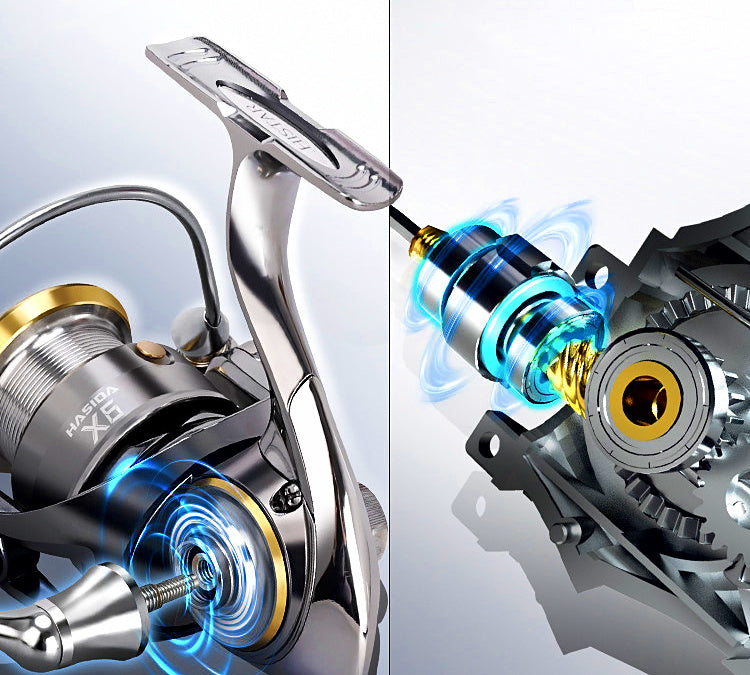 Front Drag Spinning Reel, Sizes 800–2500, 7 Bearings – product photo