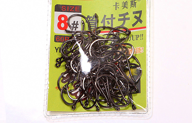 Barbed Tube-Eye Senmata Hooks, Bulk Pack, Sizes 0.8–14 – product photo