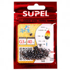 Split Shot Sinkers, Pinch-On Open Style, Sizes G5–5B – product photo
