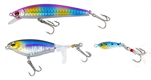88-Piece Assorted Lure Kit, Minnow, Soft Baits & Spoons – product photo