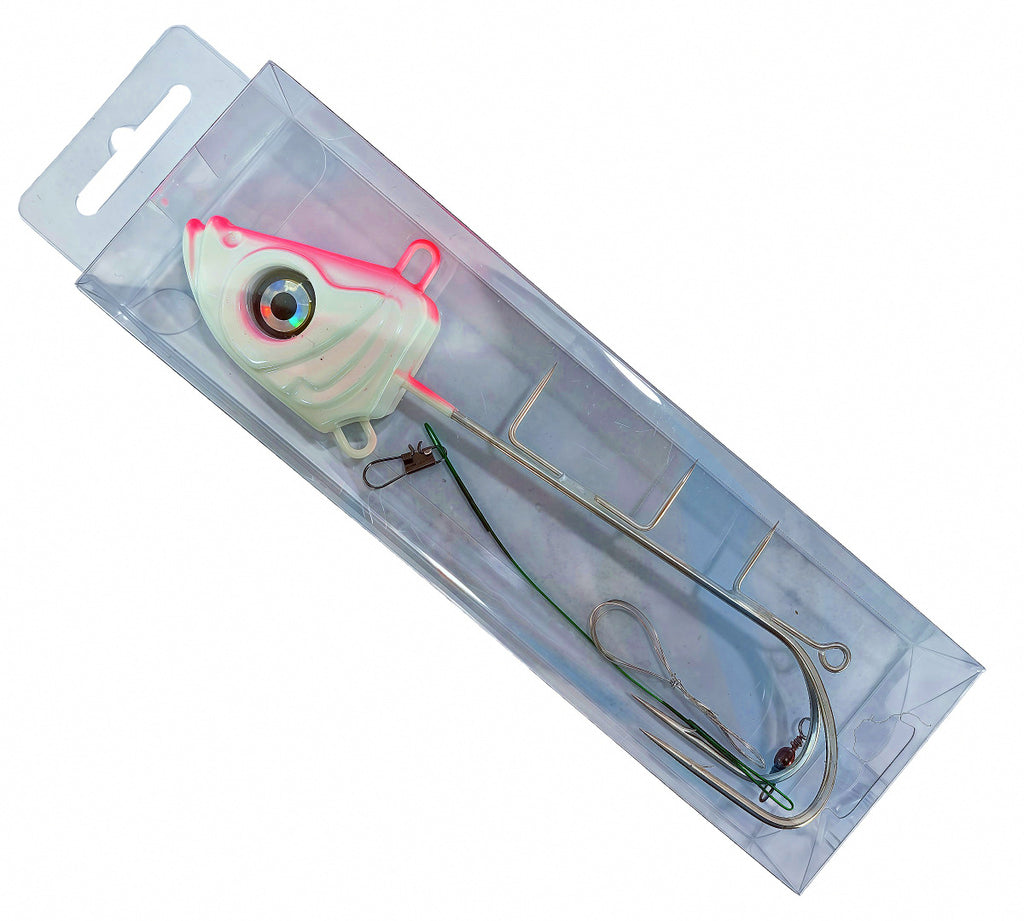 Glow Cutlassfish Jig, Single or Double Hook, 15–250 g – product photo
