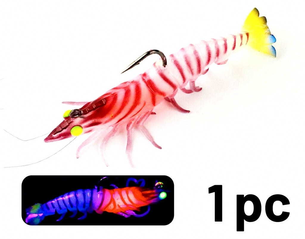 Glow Jointed Shrimp Lure, 9 cm (3.5 in) 12 g (0.4 oz) – product photo