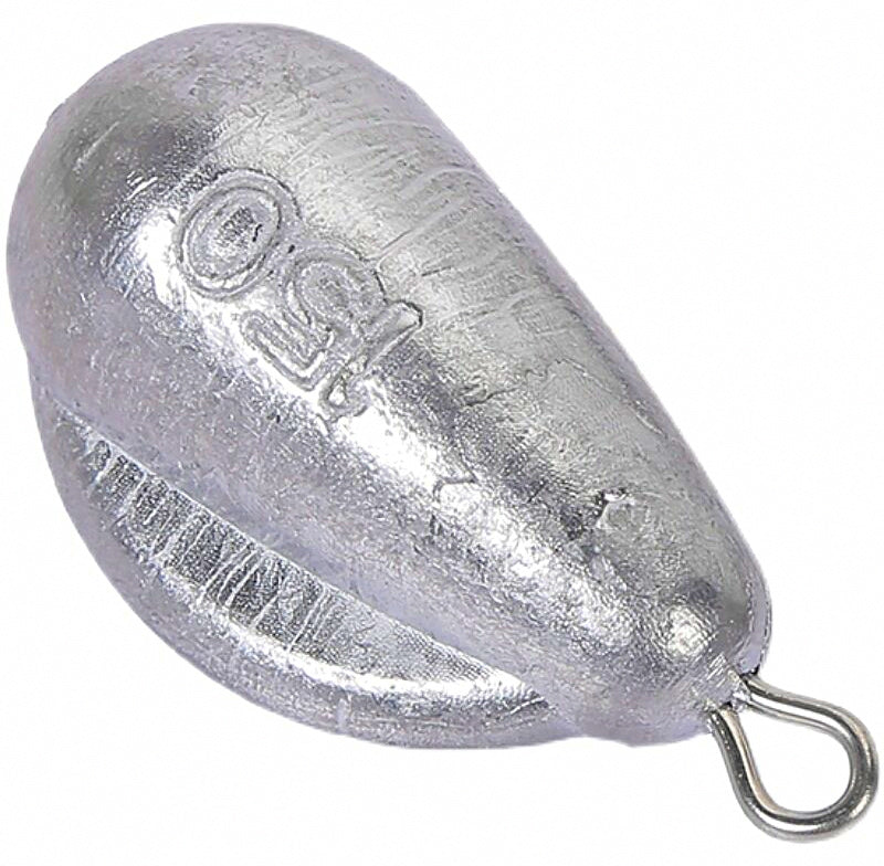 Winged Teardrop Sinker, 2.8–21.2 oz (80–600 g)