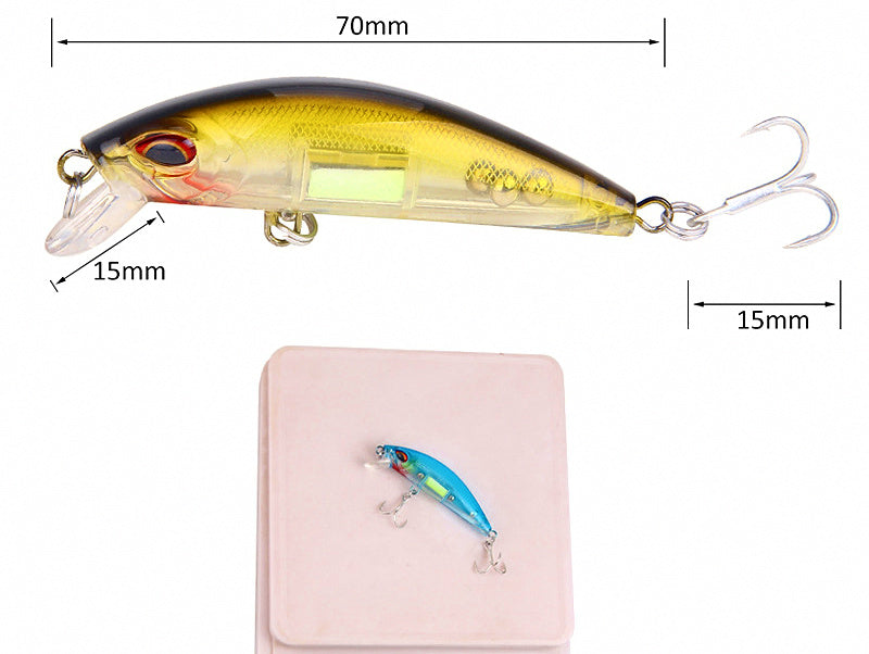 Long Cast Rattling Minnow Hard Bait, 7 cm (2.8 in), 11.4 g – product photo