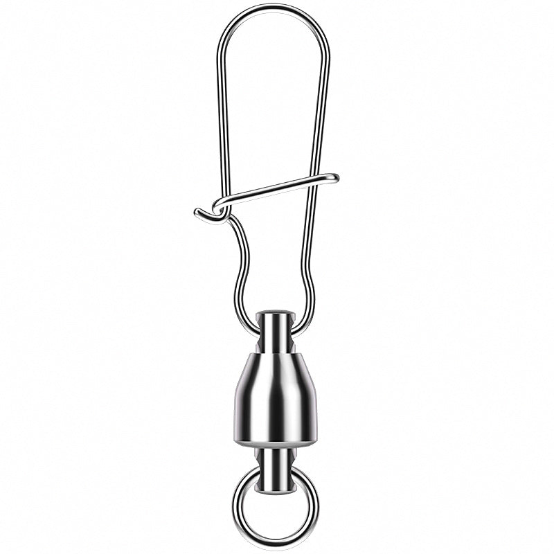 304 Stainless Ball Bearing Swivel with Reinforced Snap, #0–#8