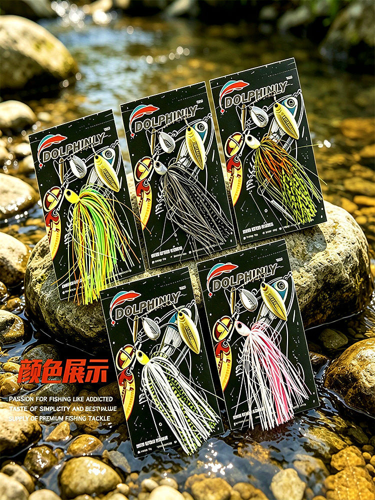 Single Hook Spinner Lure, 3.5–10 g (0.12–0.35 oz) – product photo