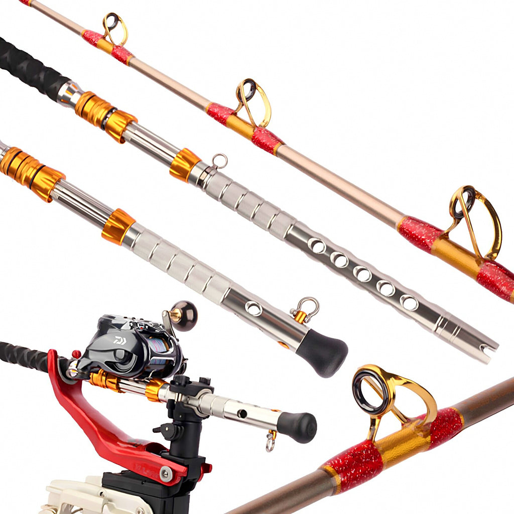 Solid Fiberglass Boat Rod for Electric Reel, 1.8–2.4 m (5.9–7.9 ft) – product photo