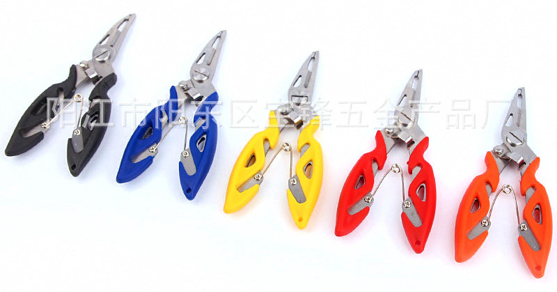 Fishing Pliers with Lanyard and Pouch, 420 Stainless Steel – product photo