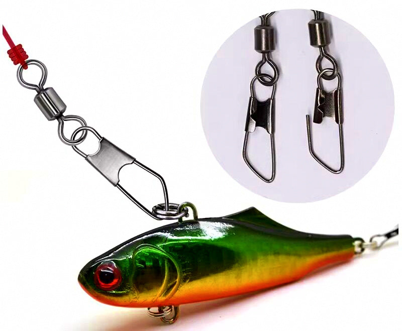 Reinforced American-Style Snap Swivels, Sizes 1–12 – product photo