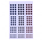 3D Fish Eye Stickers for DIY Lures, 183 pcs, 3–6 mm – product photo