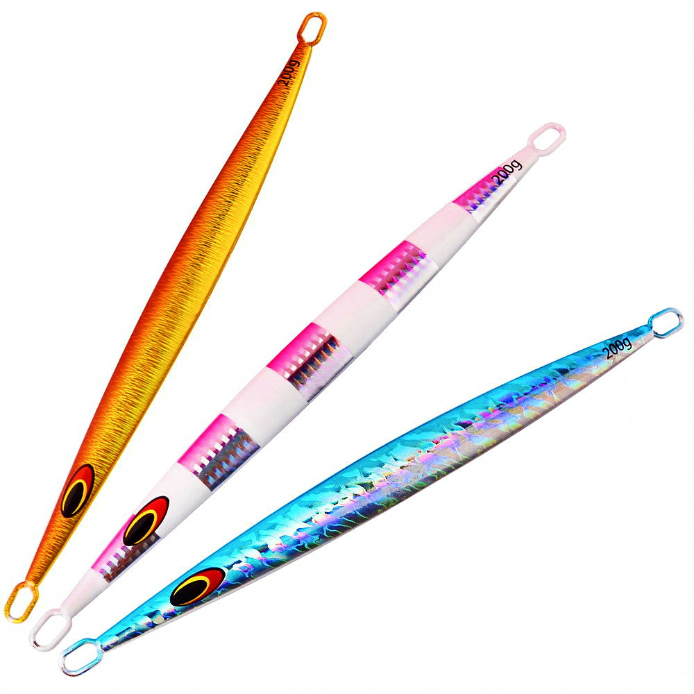 Slow Pitch Jig, Long Body, 80–200 g (2.8–7.1 oz) – product photo