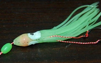 Octopus Squid Soft Lure with Double Hooks, Glow Colors – product photo