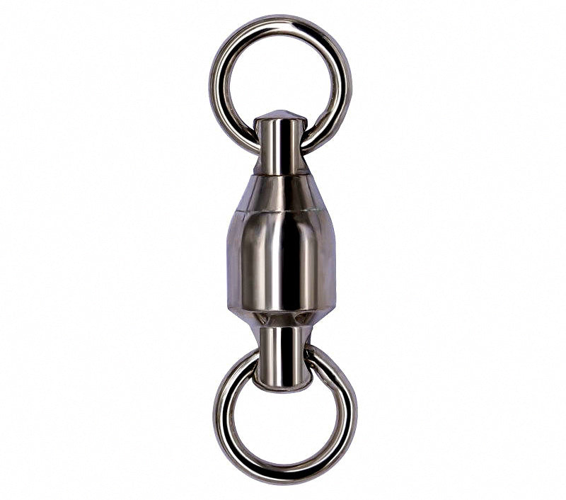 Ball Bearing Swivels, Stainless Steel, 10-Pack, Sizes #0–#10 – product photo