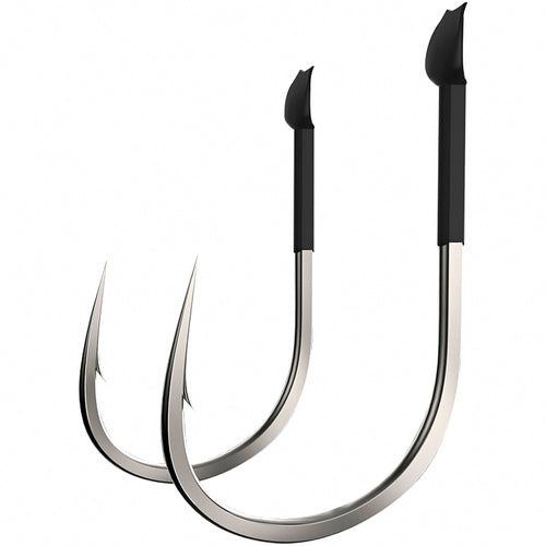 Barbed Heavy Wire Fishing Hooks, 10-Pack, Sizes 7–16