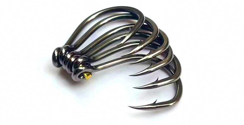 Barbed Grouper Hooks, Sizes 2/0–12/0, Boat Fishing – product photo