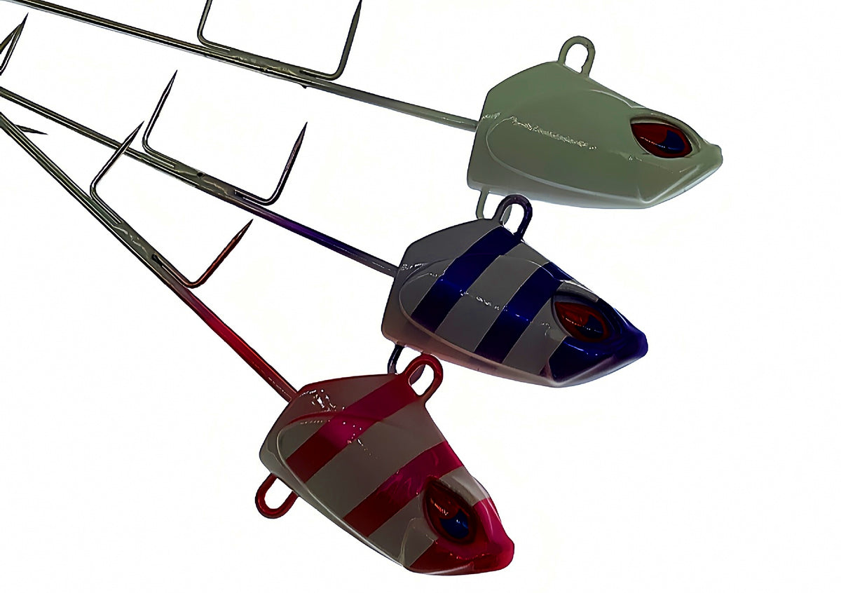 Glow Cutlassfish Jig Head Double Hook, 50–250 g (1.8–8.8 oz) – product photo