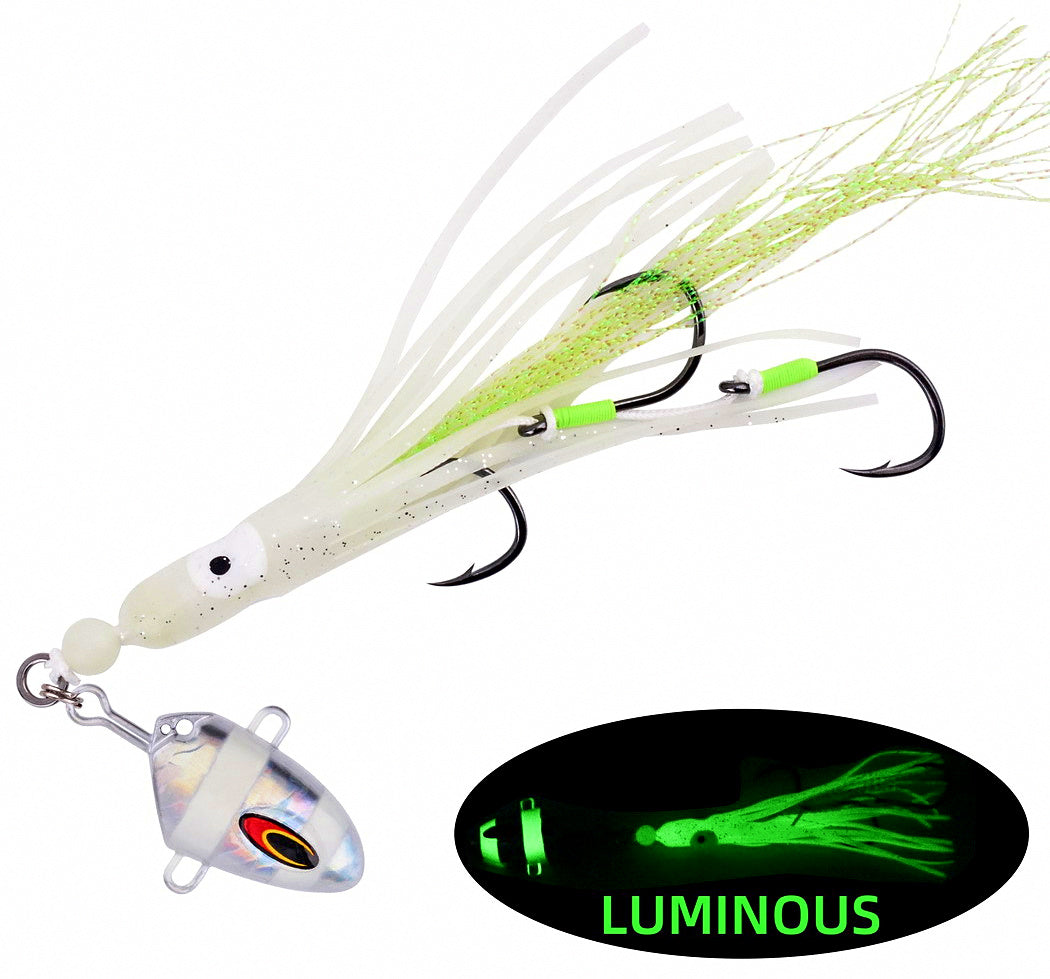 Slow Pitch Jig with Treble Hooks, 100–300 g (3.5–10.6 oz) – product photo