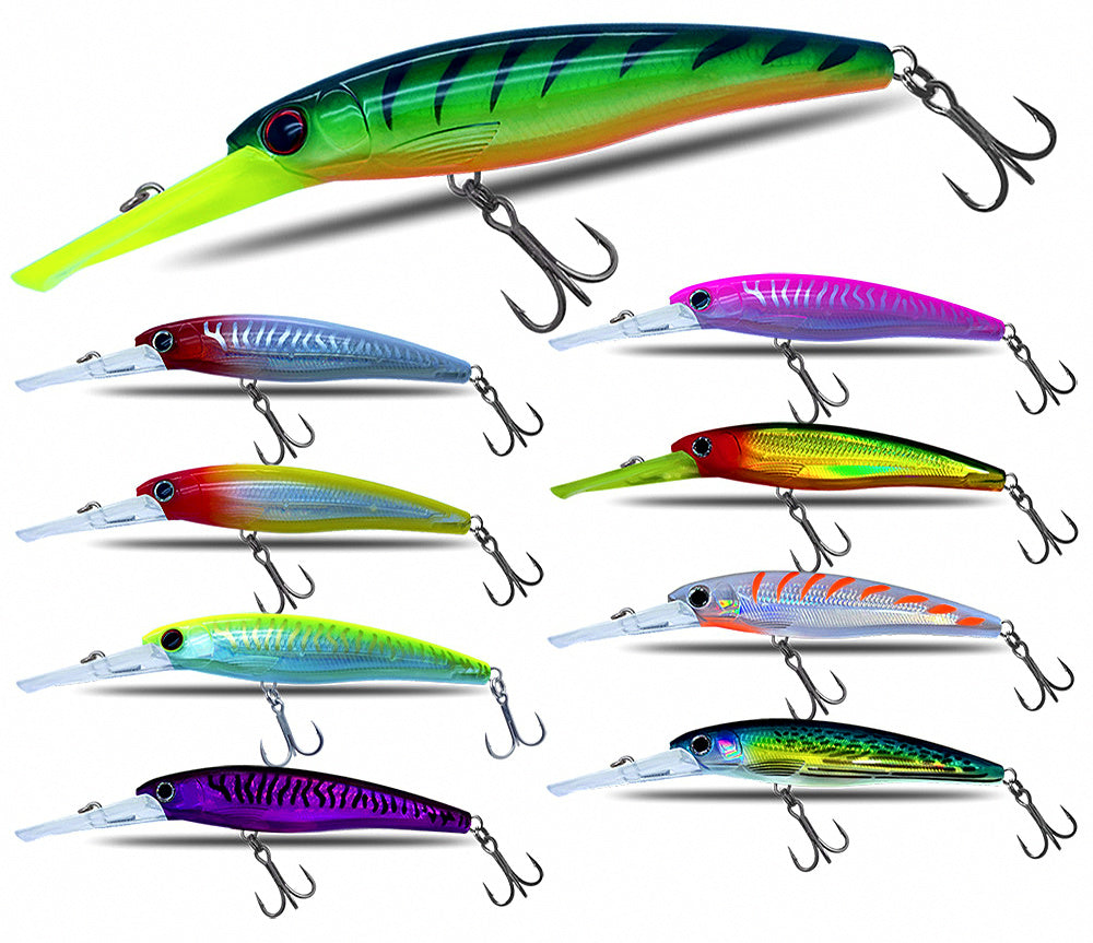 Floating Minnow Trolling Lure, 140–180 mm, 50–98 g (1.8–3.5 oz) – product photo