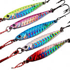 Double Hook Metal Jig, 10 Assorted, 7–30 g (0.25–1.1 oz)