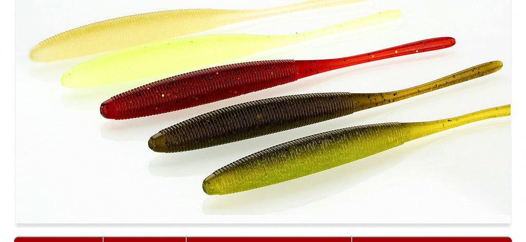 Noodle Worm Soft Bait, 75 mm & 120 mm (3–4.7 in) – product photo