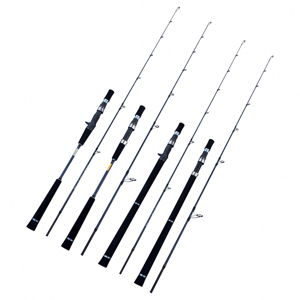 Slow Pitch Jigging Rod, 2-Piece Carbon Boat Rod, 1.75–1.91 m