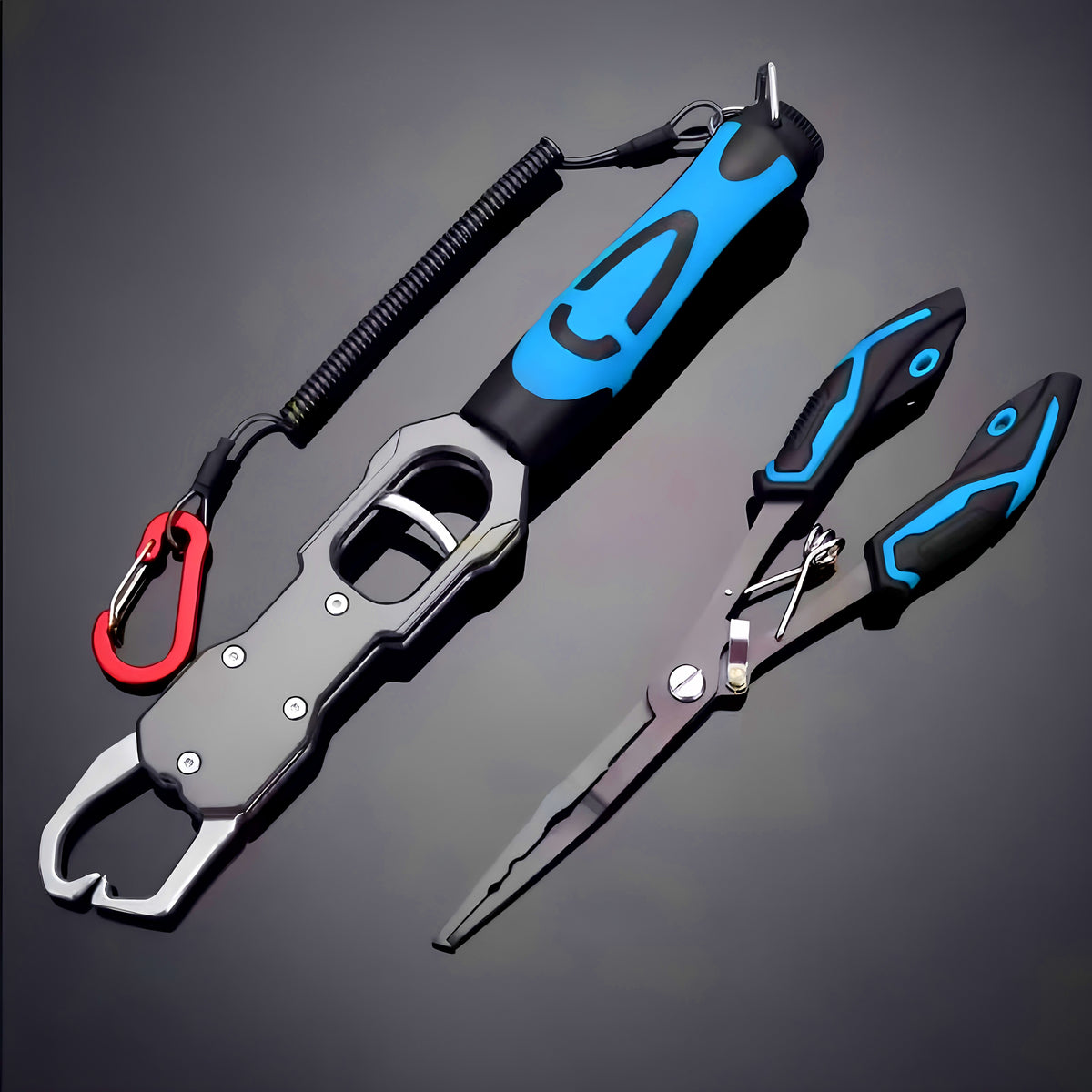Fish Gripper with Scale & Extended Hook Remover Pliers – product photo