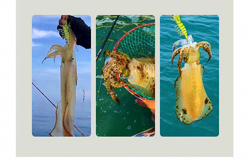 Glow Wooden Shrimp Squid Jig (Egi), Size 3.5 – product photo