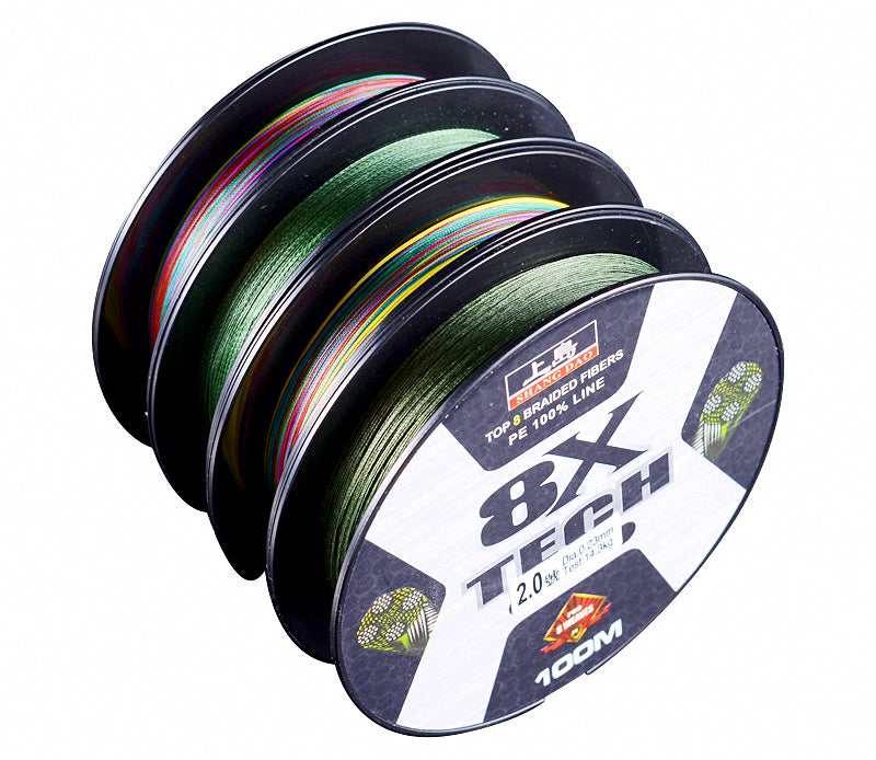 4-Strand PE Braided Line, 100 m (109 yd), 10 m Color – product photo