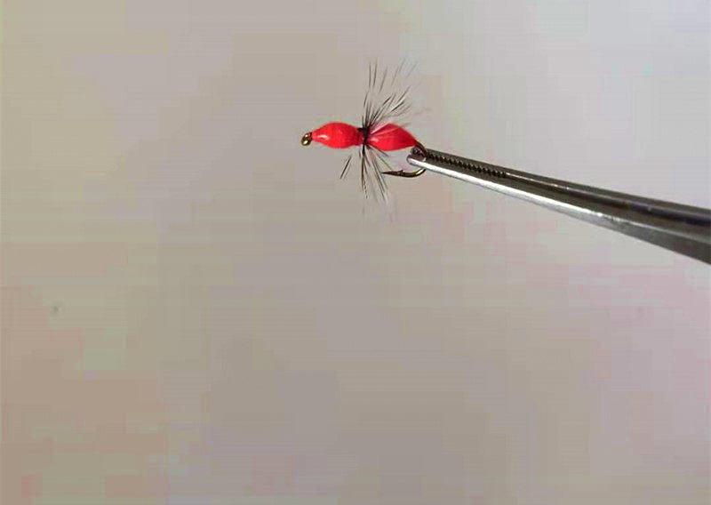 Fluorescent Pink Ant Fly Hooks, Sizes 12–20 – product photo