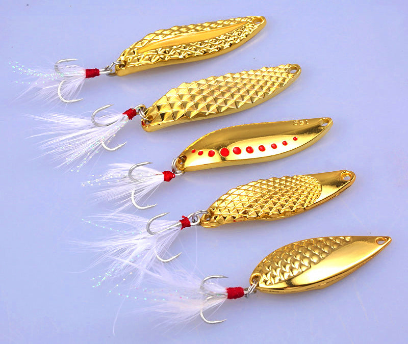 Casting Spoon Lures Set, 2–20 g (0.07–0.7 oz), 5 or 10 Pack – product photo