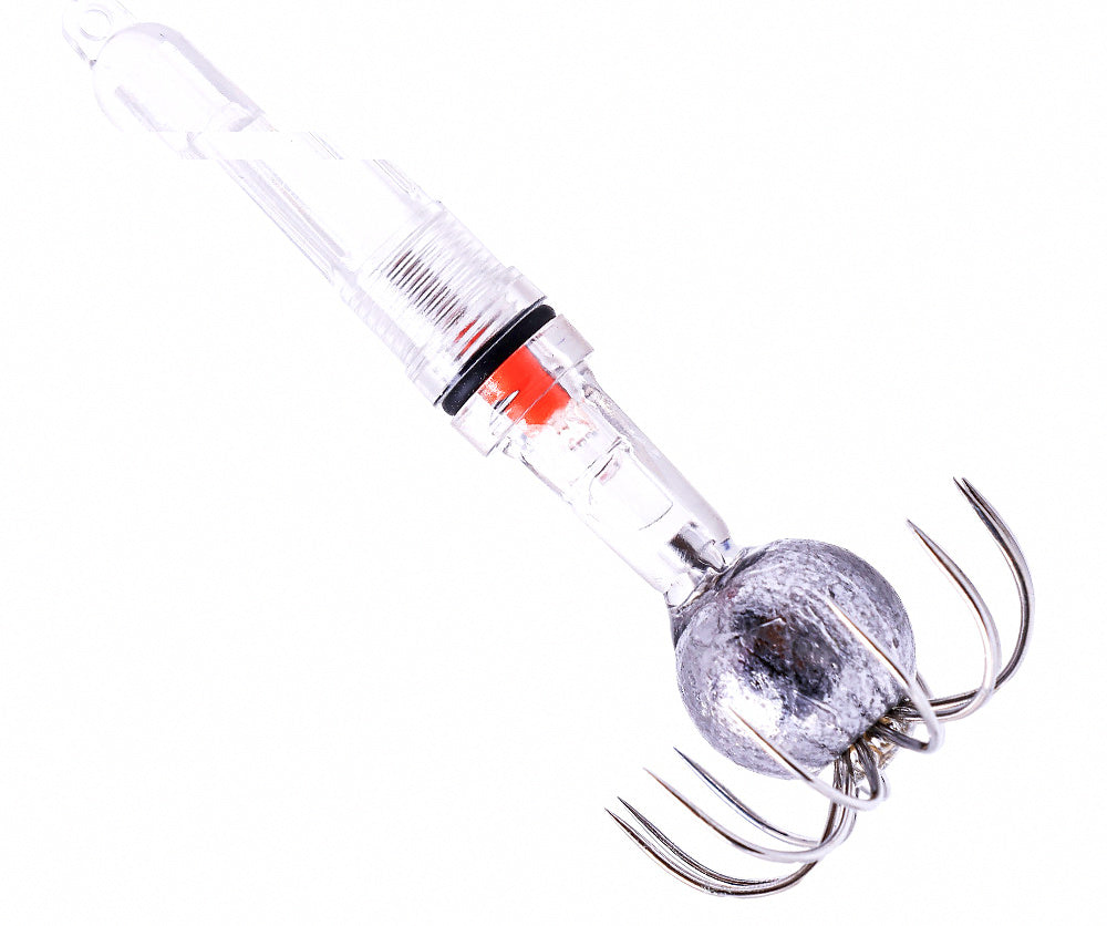 LED Squid Jig, Lighted Lead Head Hook, Size 18 – product photo