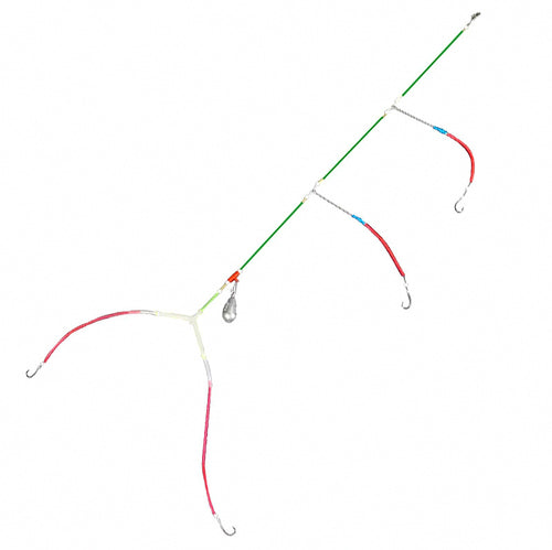Pre-Tied Wire Leader Hook Rig, Boat & Shore Fishing