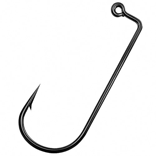 Lead Head Jig Hook, Right-Angle Shank, Black Nickel, 10–5/0