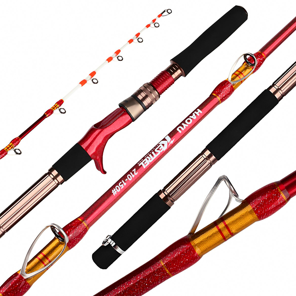 Boat Rod for Electric Reel, Soft Action, 2.1 m (6.9 ft) – product photo