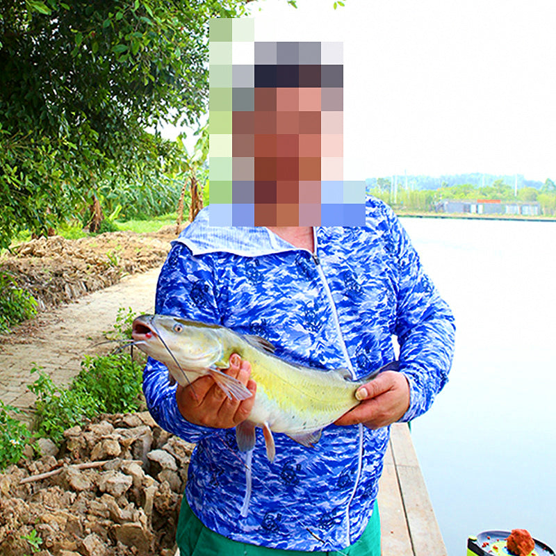 Men's Camo Long Sleeve Sun Protection Fishing Shirt – product photo