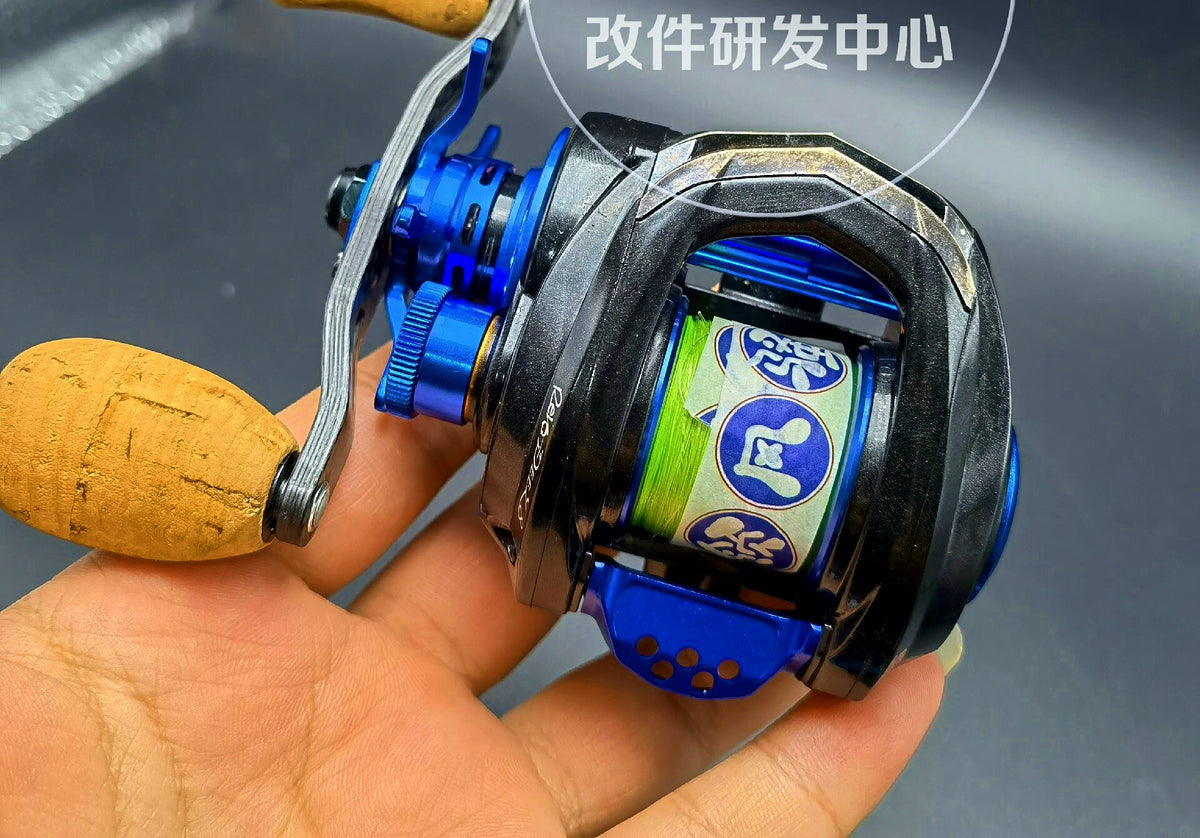 Dark Blue Baitcasting Reel Upgrade Parts, 3.5 Gen – product photo