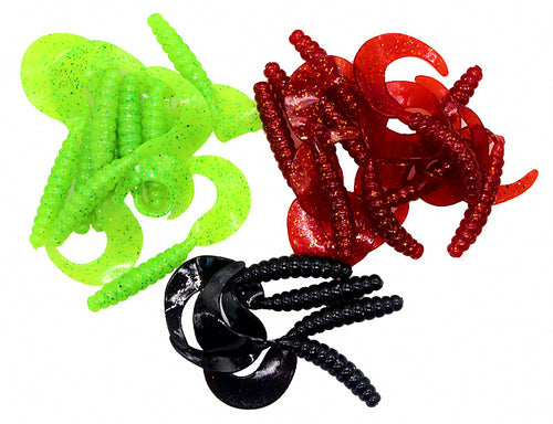 Curly Tail Grub Soft Plastic Lures, 3.5–7 cm, 500 g Bulk – product photo