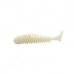 T-Tail Ribbed Grub Soft Bait, 3.5 cm (1.4 in), 20 Pack