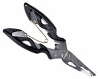 Stainless Steel Fishing Pliers with Braid Cutter, Split Ring – product photo